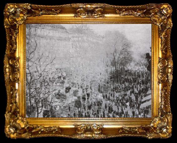 framed  Claude Monet The Boulevard des Capucines, ta009-2